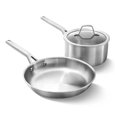 Calphalon 3pc Stainless Steel Cookware Set | Target