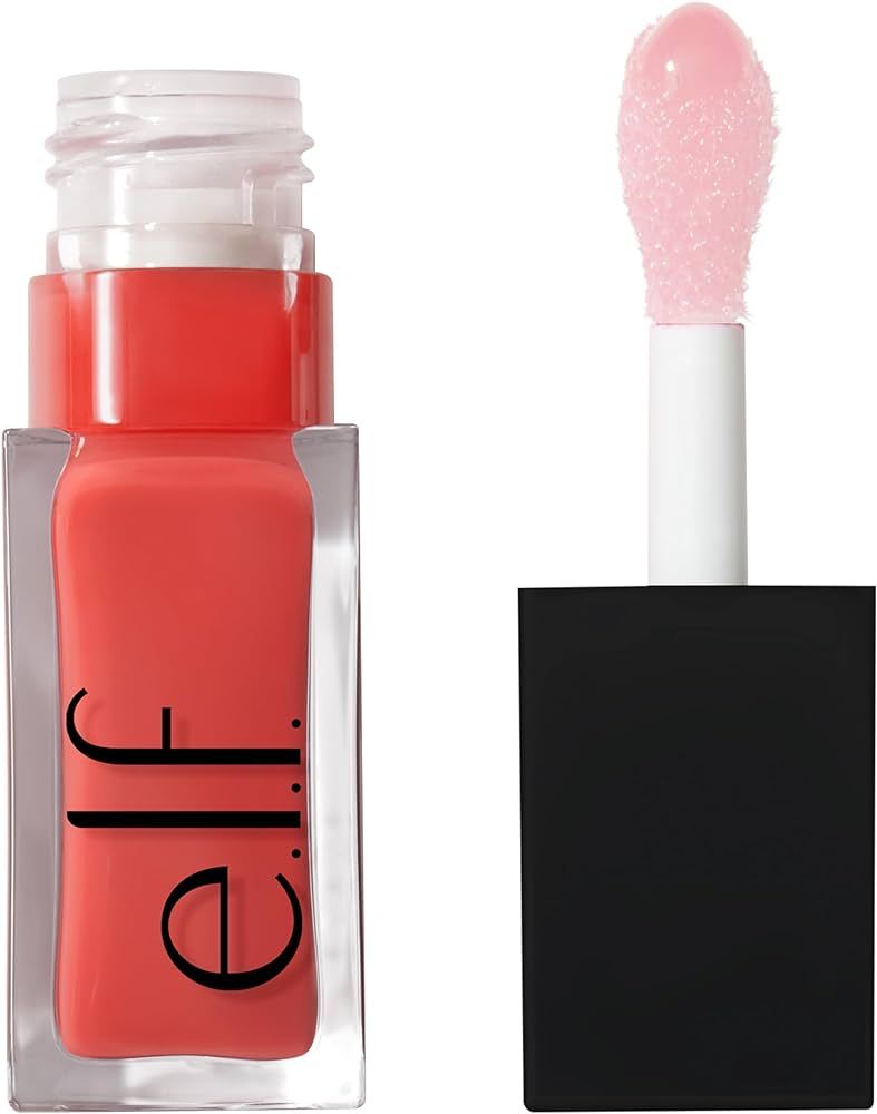 e.l.f. Glow Reviver Lip Oil, Nourishing Tinted Lip Oil For A High-shine Finish, Infused With Jojo... | Amazon (US)