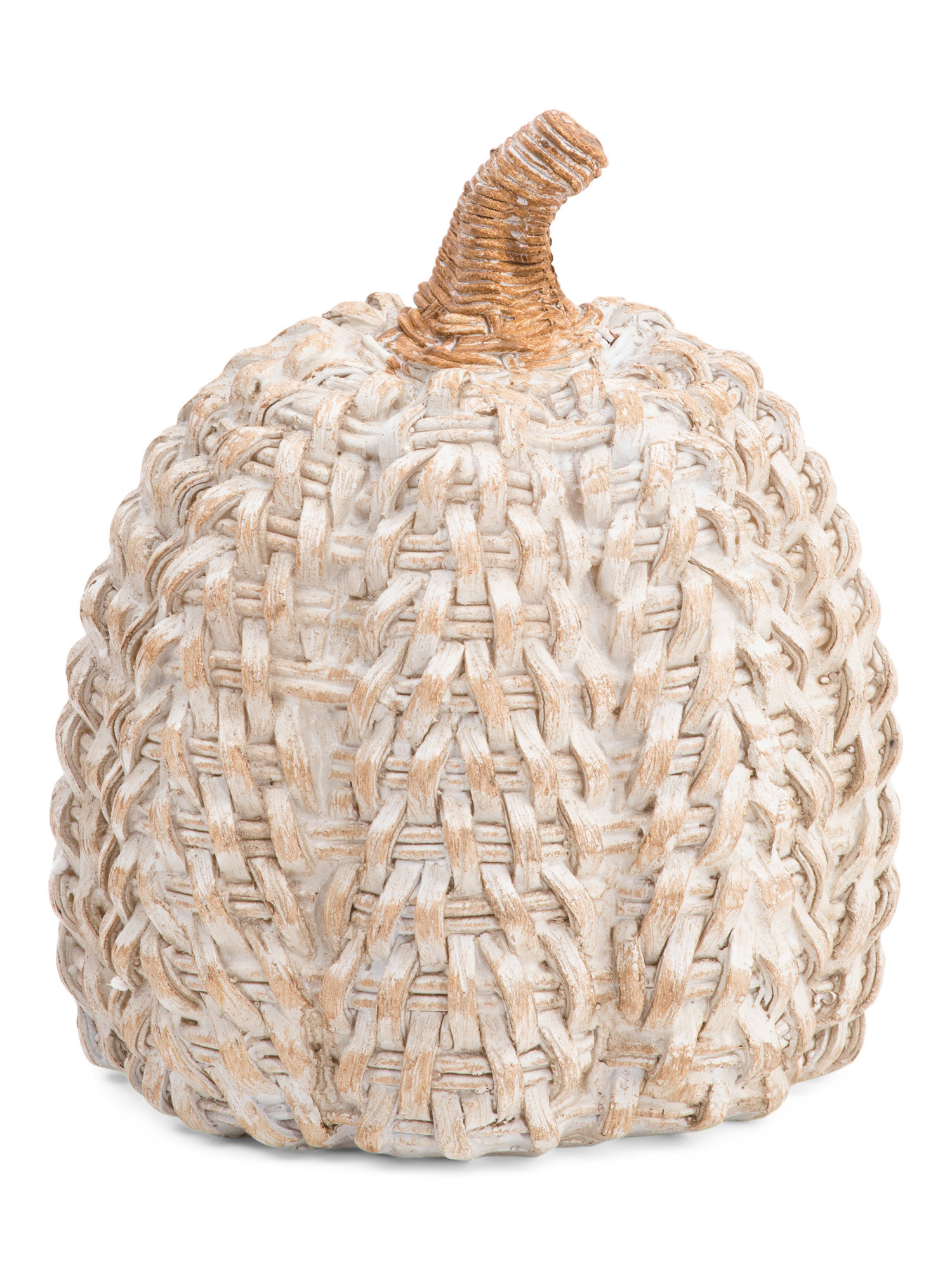 8in Resin Rattan Pumpkin | TJ Maxx