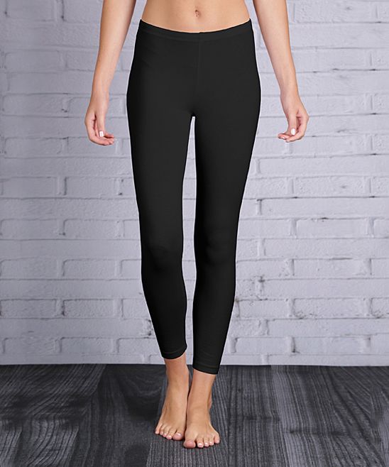 Lily Women's Leggings BLACK - Black Leggings - Women | Zulily