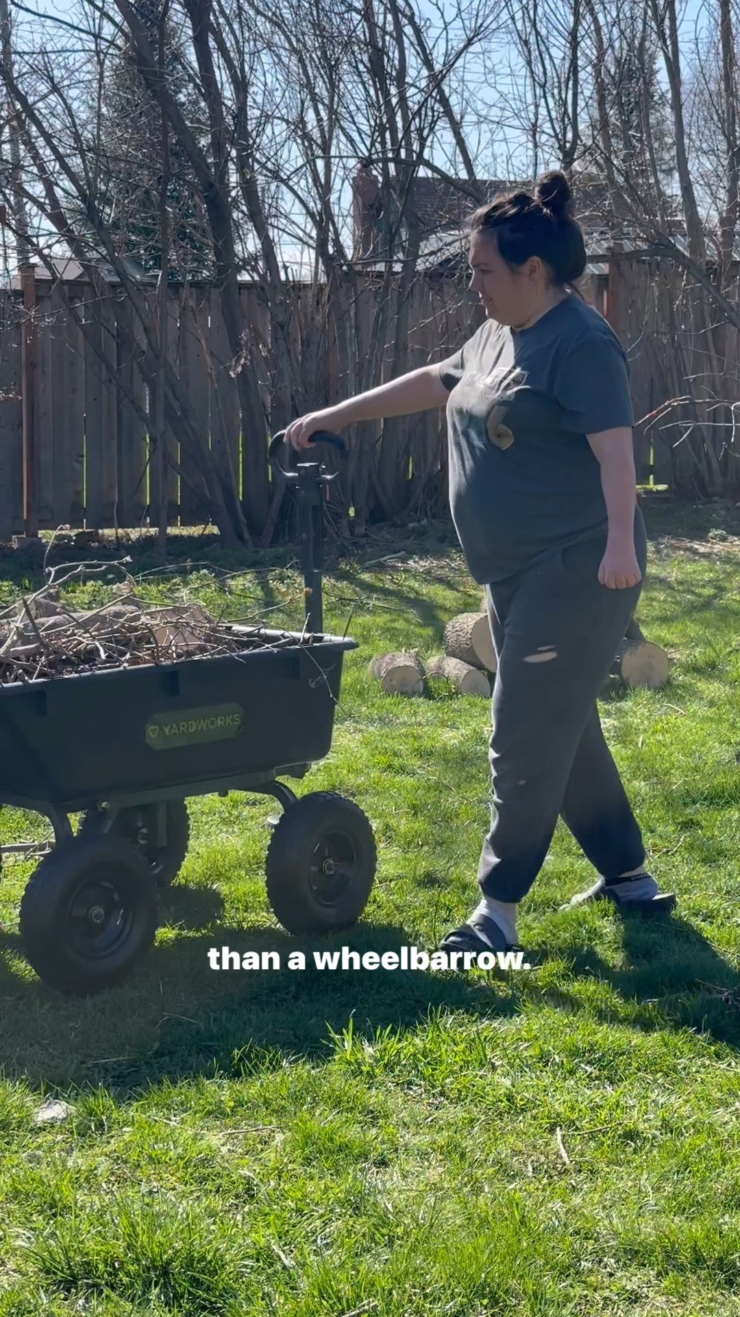Never using a wheelbarrow again! The smaller version that carries around 600 pounds is on sale, this one that I'm using carries 1200 pounds and is regular price right now, but worth it!!

#LTKHome #LTKSeasonal #LTKSaleAlert