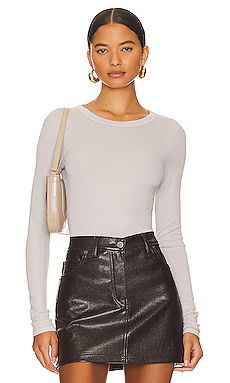 Silk Knit Long Sleeve Tuck Top
                    
                    Enza Costa | Revolve Clothing (Global)