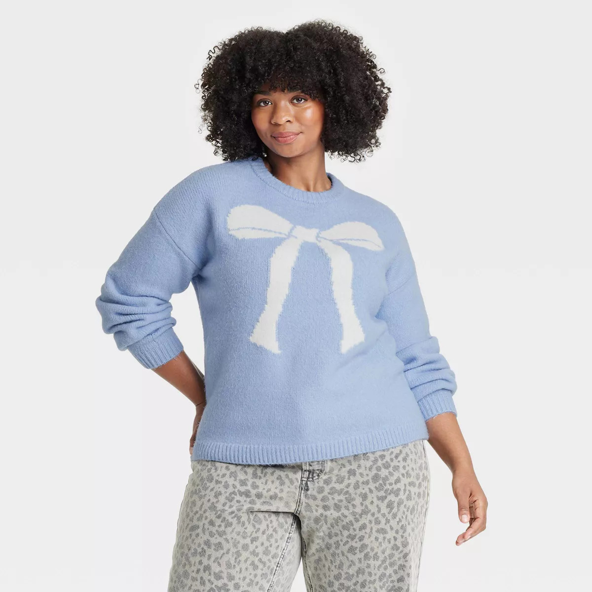 Women's Holiday Crewneck Pullover Sweater - A New Day™ | Target