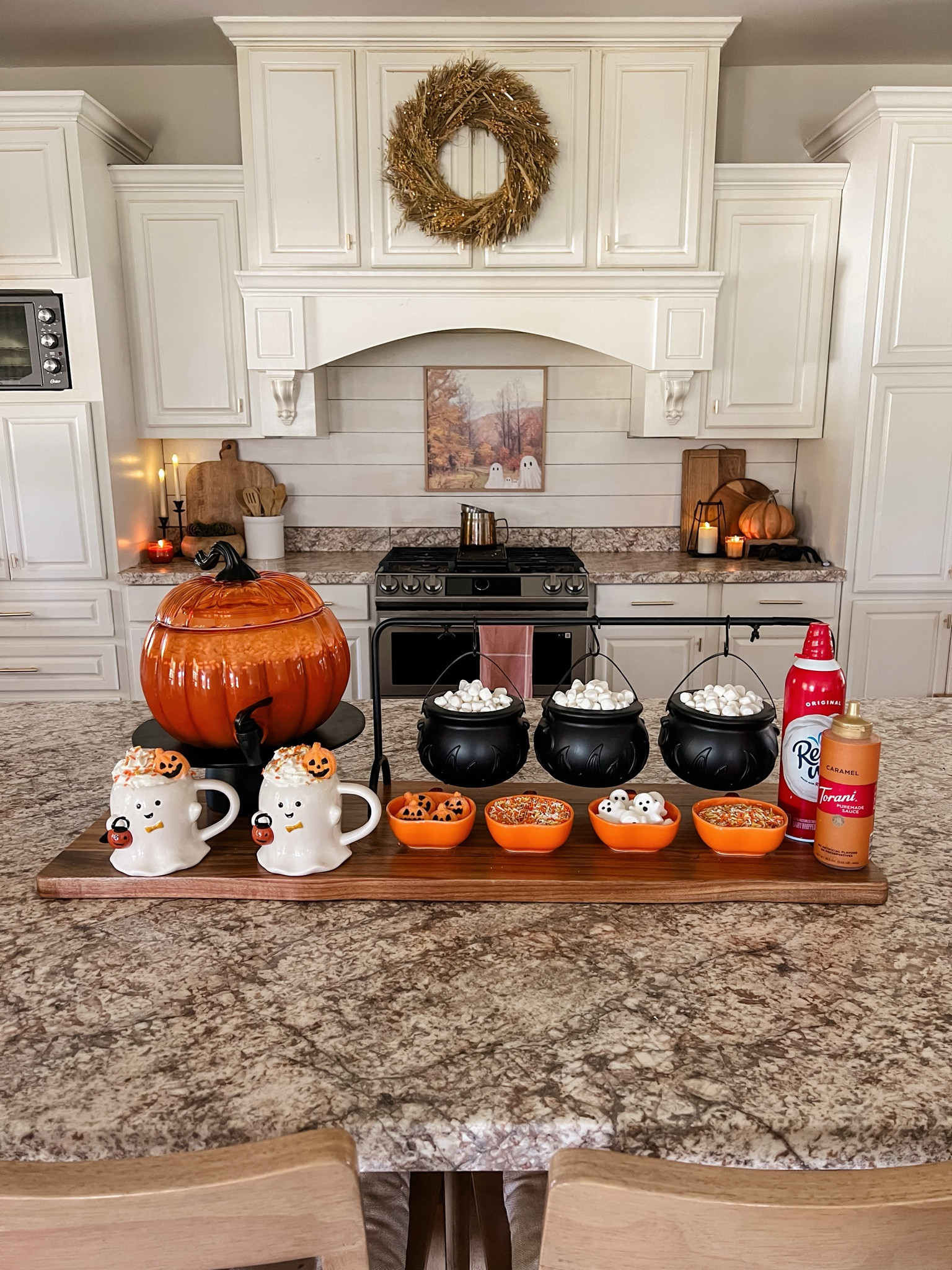 Halloween Hot Cocoa bar!