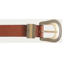 Women's Western Genuine Leather Belt (Dark Tan) by Silver Jeans | Silver Jeans US