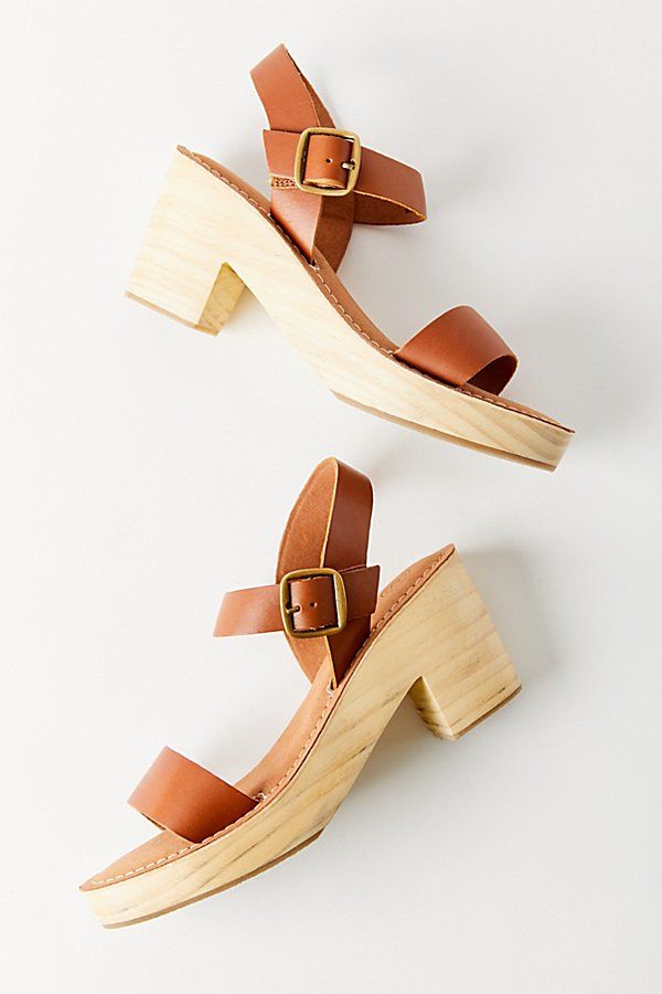 UO Maggie Heeled Clog Sandal | Urban Outfitters (US and RoW)