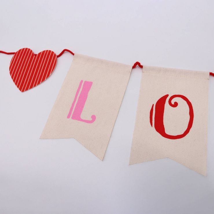 72" Valentine's Day 'Hello Love' Word Garland - Spritz™ | Target