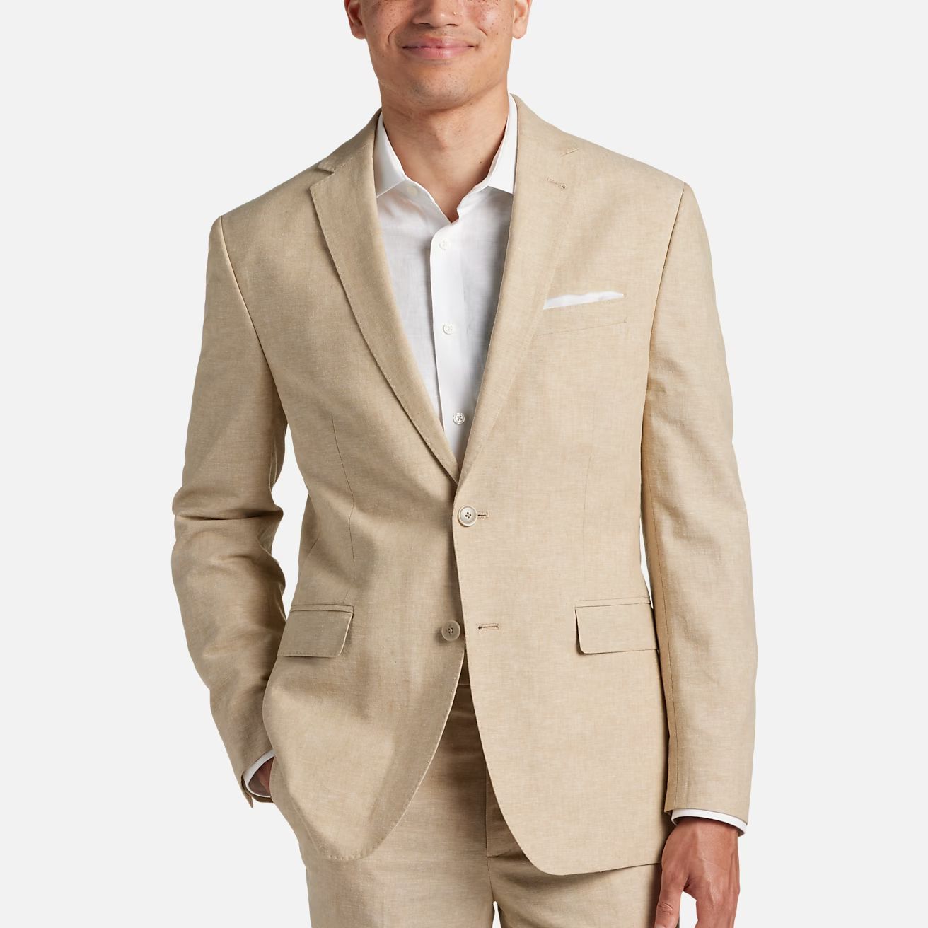 JOE Joseph Abboud Slim Fit Linen Blend Suit Separates Jacket | Suits| Men's Wearhouse | The Men's Wearhouse