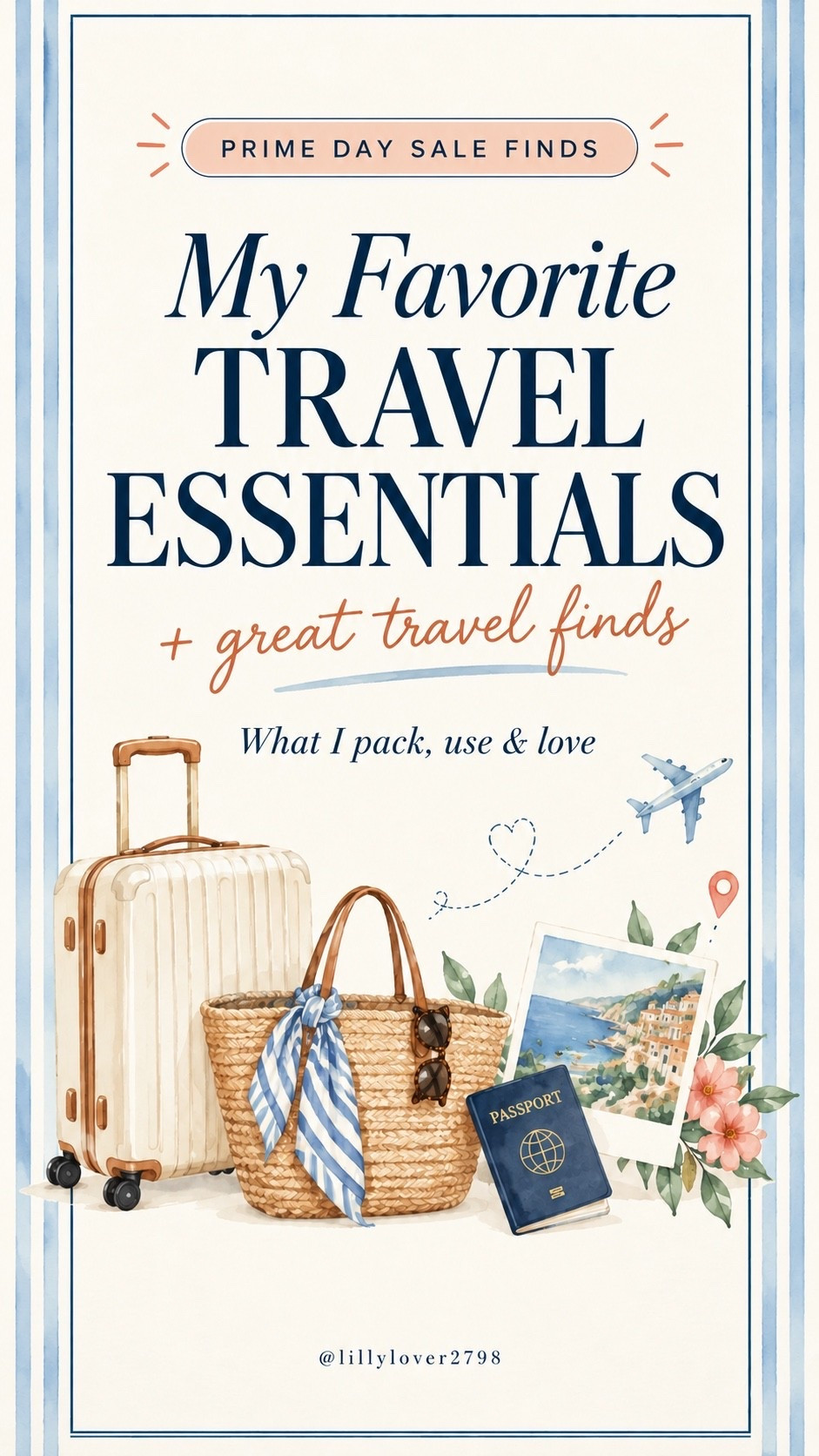 Travel Essentials

My favorite travel essentials + great travel finds, on sale for Prime Day! ✈️🤍

From things I pack on repeat to favorites I brought along on our Europe trip, I’m rounding up travel finds worth a spot in your suitcase.

Shop the items linked below, and watch for individual posts where I’ll share more about what I use and love!

Save this post for your next getaway! 🧳

#TravelEssentials #AmazonTravelFinds #PrimeDayFinds #EuropeTravel #PackingEssentials

Amazon travel essentials, Prime Day travel finds, travel favorites, Europe packing list, vacation essentials, carry-on essentials, travel accessories, packing must-haves, travel gift ideas, weekend getaway essentials, travel sale finds