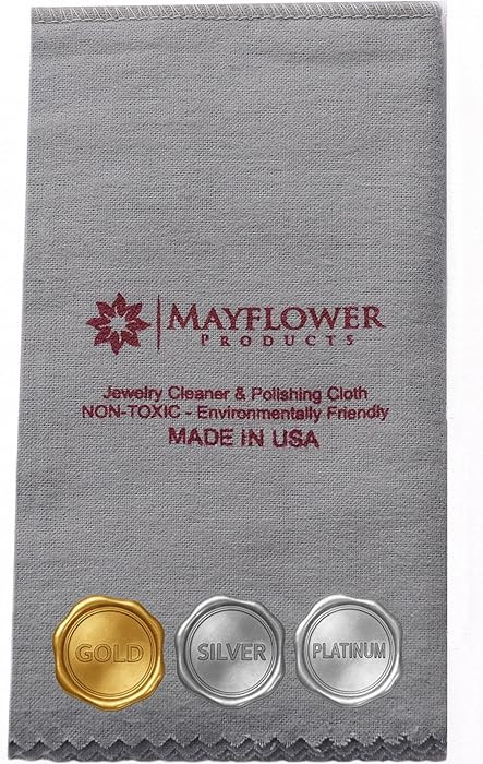 Pro Size Polishing Cleaning Cloth Made in USA for Gold, Silver, Platinum. Pure Cotton Eco Friendl... | Amazon (US)