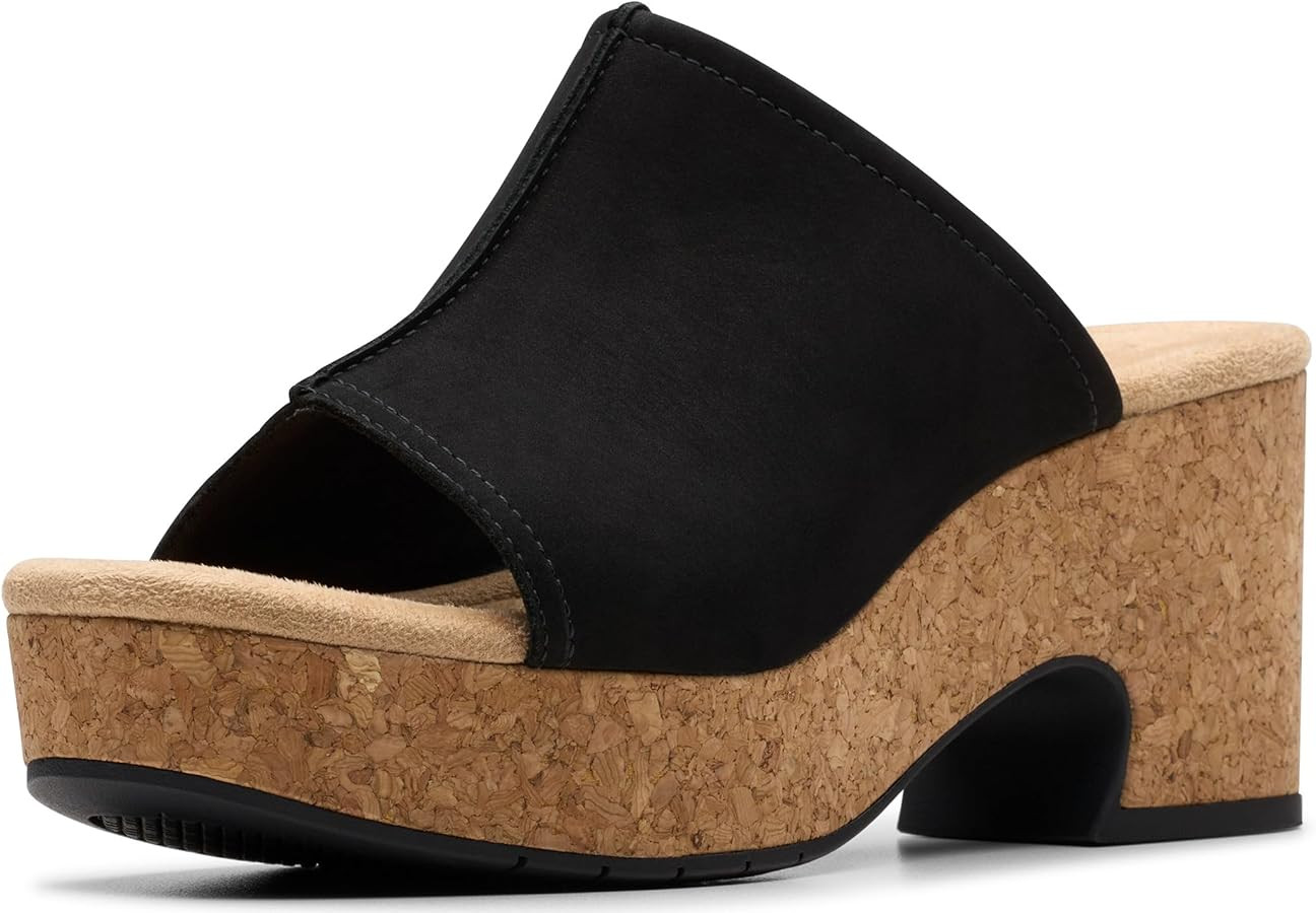 Clarks Women's Nerisa Vine Cork Wedge Sandal | Amazon (US)