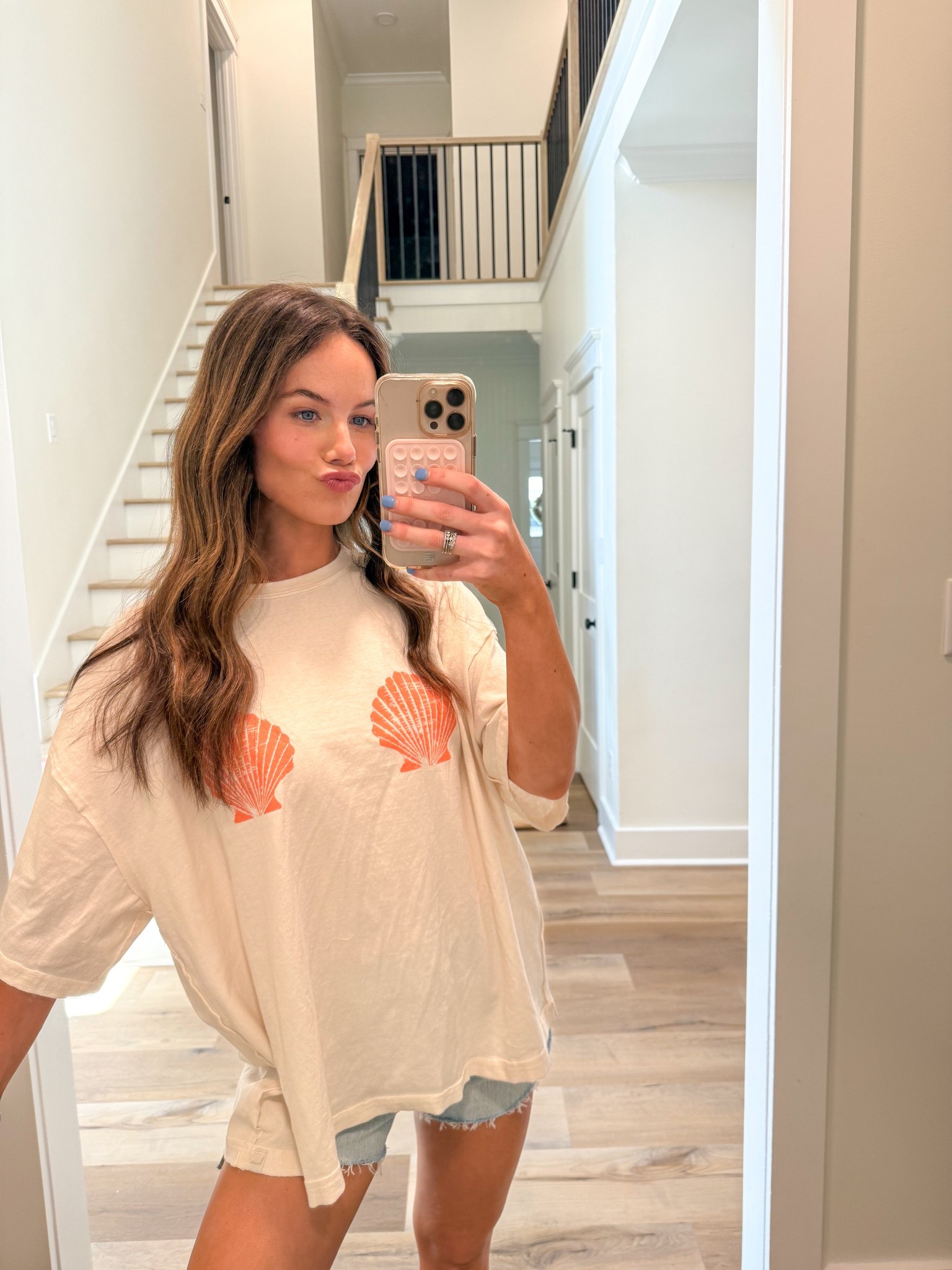 Graphic tee 
Summer graphic tee 
Free people tee
Beach outfits 

#LTKFindsUnder100 #LTKSeasonal #LTKPlusSize