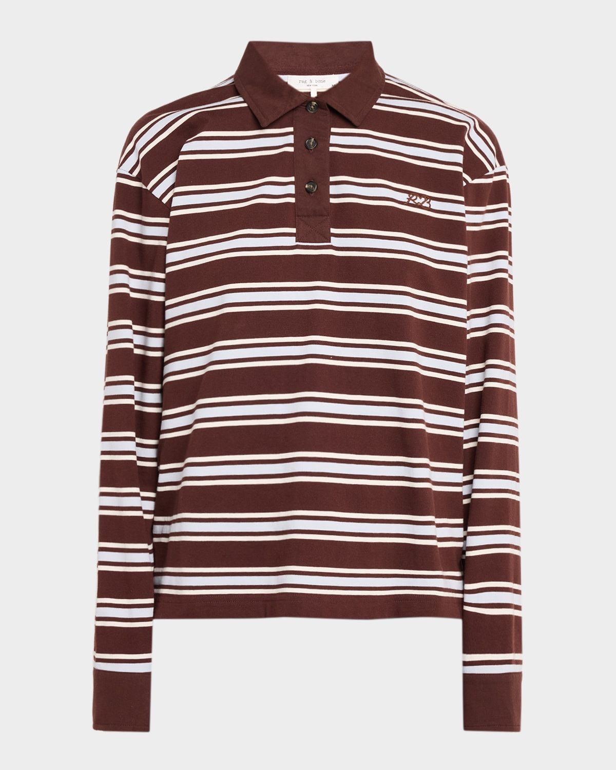 RB Rugby Stripe Long-Sleeve Shirt | Neiman Marcus