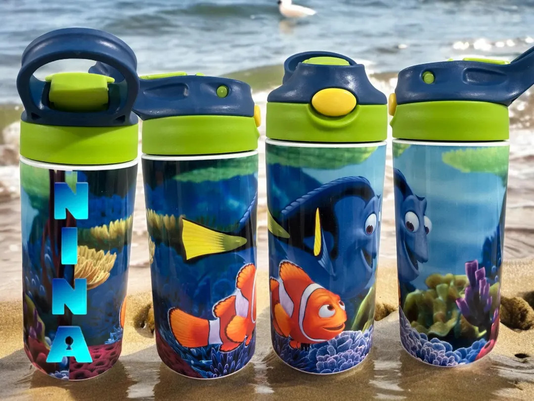 Personalized Finding Nemo , Kids Tumbler , Flip Top Water Botlle , 12oz Kids Tumble - Etsy | Etsy (US)