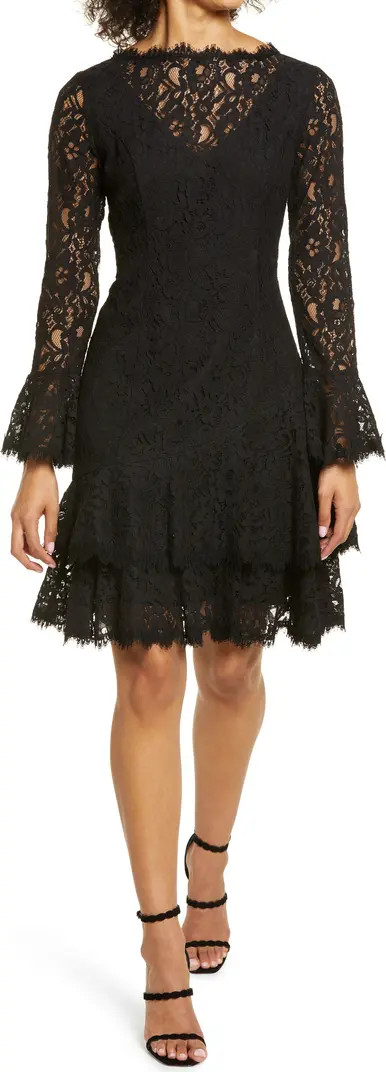 Shani Long Sleeve Tiered Lace Dress | Nordstrom | Nordstrom