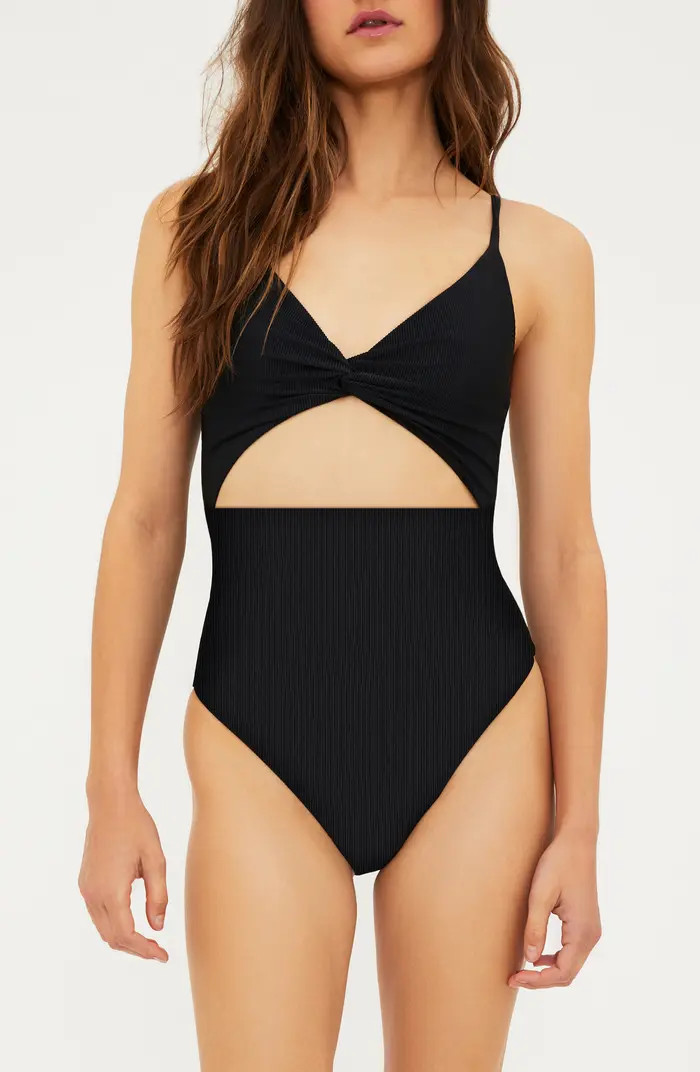 Annalisa Textured One-Piece Swimsuit | Nordstrom