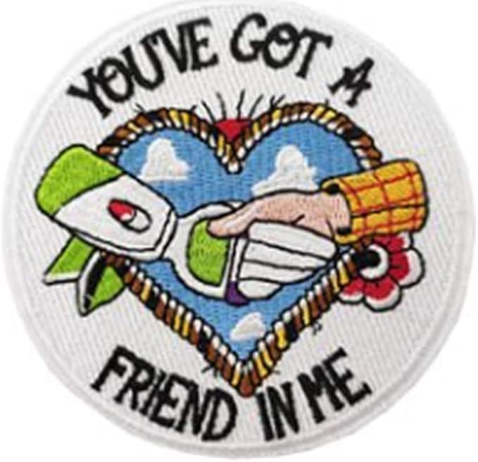 Toy Cartoon Story You've Got a Friend in me Embroidered 3.5" in Diameter Iron on Patch | Amazon (US)