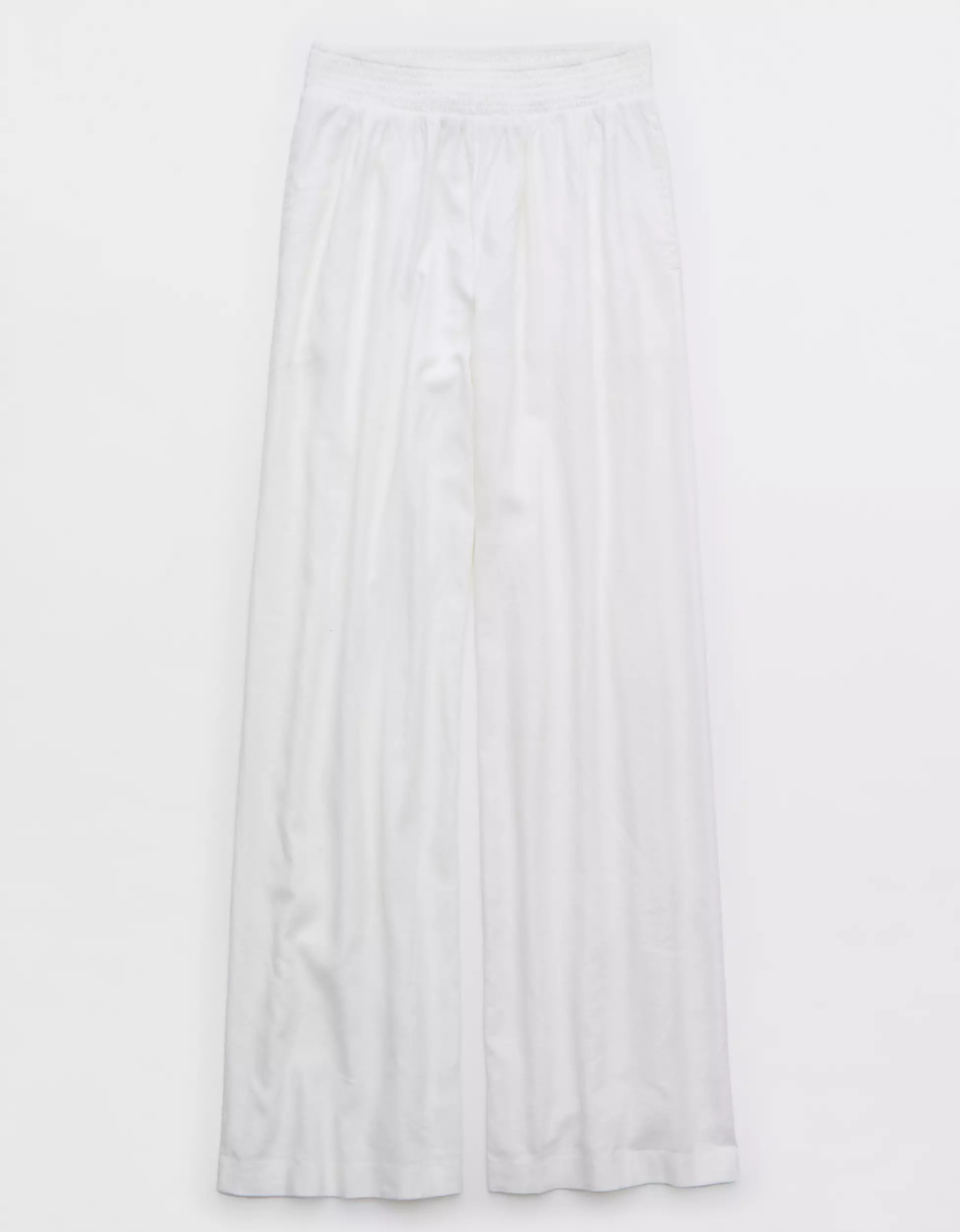 Aerie High Waisted Linen Blend Pool-To-Party Pant | Aerie