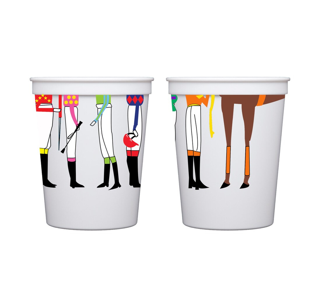 Kentucky Derby Party Plastic Stadium Cup (10 Pack) - Etsy | Etsy (US)