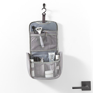 The Container Store® Hanging Toiletry Organizer Heather Grey | The Container Store