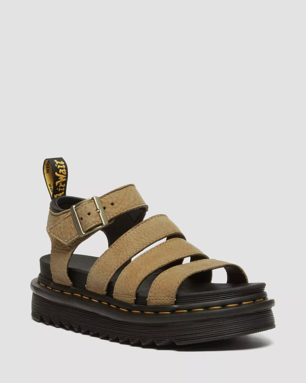 Blaire Tumbled Nubuck Leather Sandals | Dr. Martens