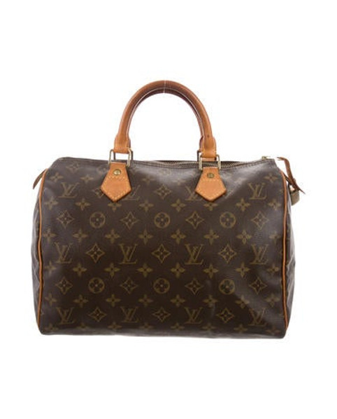 Louis Vuitton Monogram Speedy 30 Brown | The RealReal