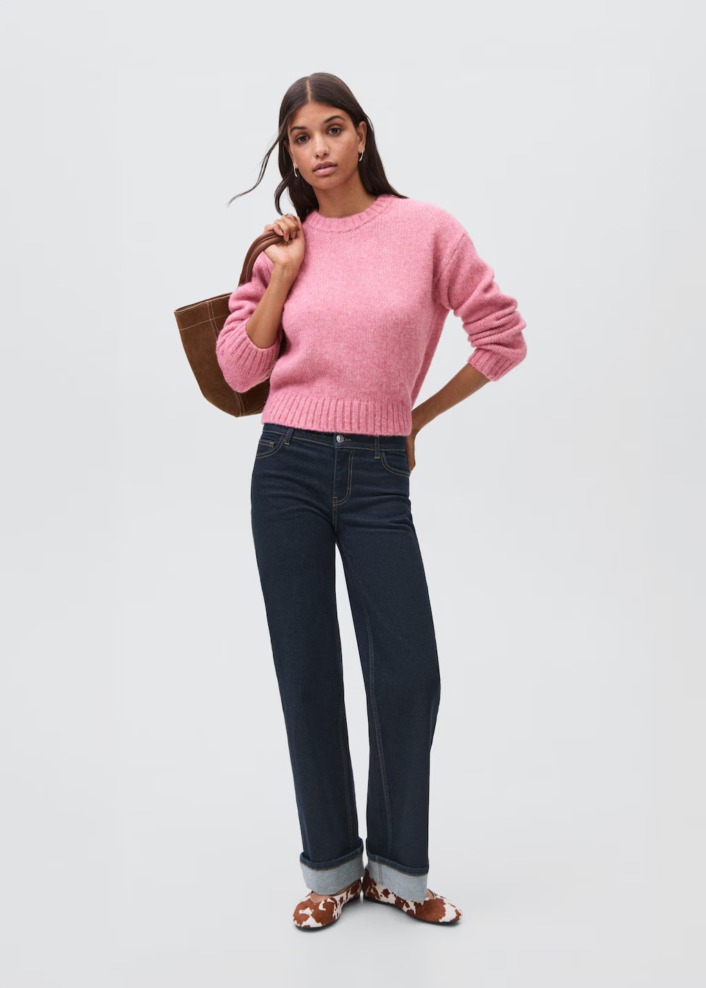 Knit sweater neon pink - Teenage girl - S - MANGO TEEN | Mango (US/MX/AU)