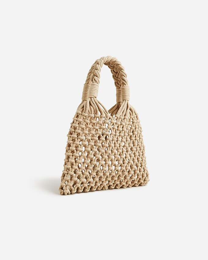 Small Cadiz hand-knotted rope tote | J. Crew US