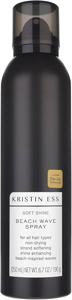 Kristin Ess Hair Soft Shine Beach Wave Hair Spray for Soft Texture + Shine, Non-Drying, Wavy Hair... | Amazon (US)