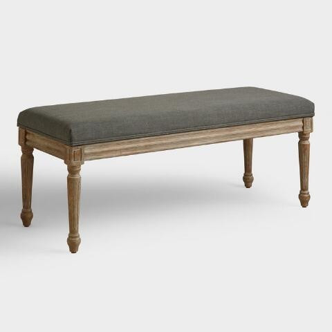 Paige Upholstered Dining Bench | World Market