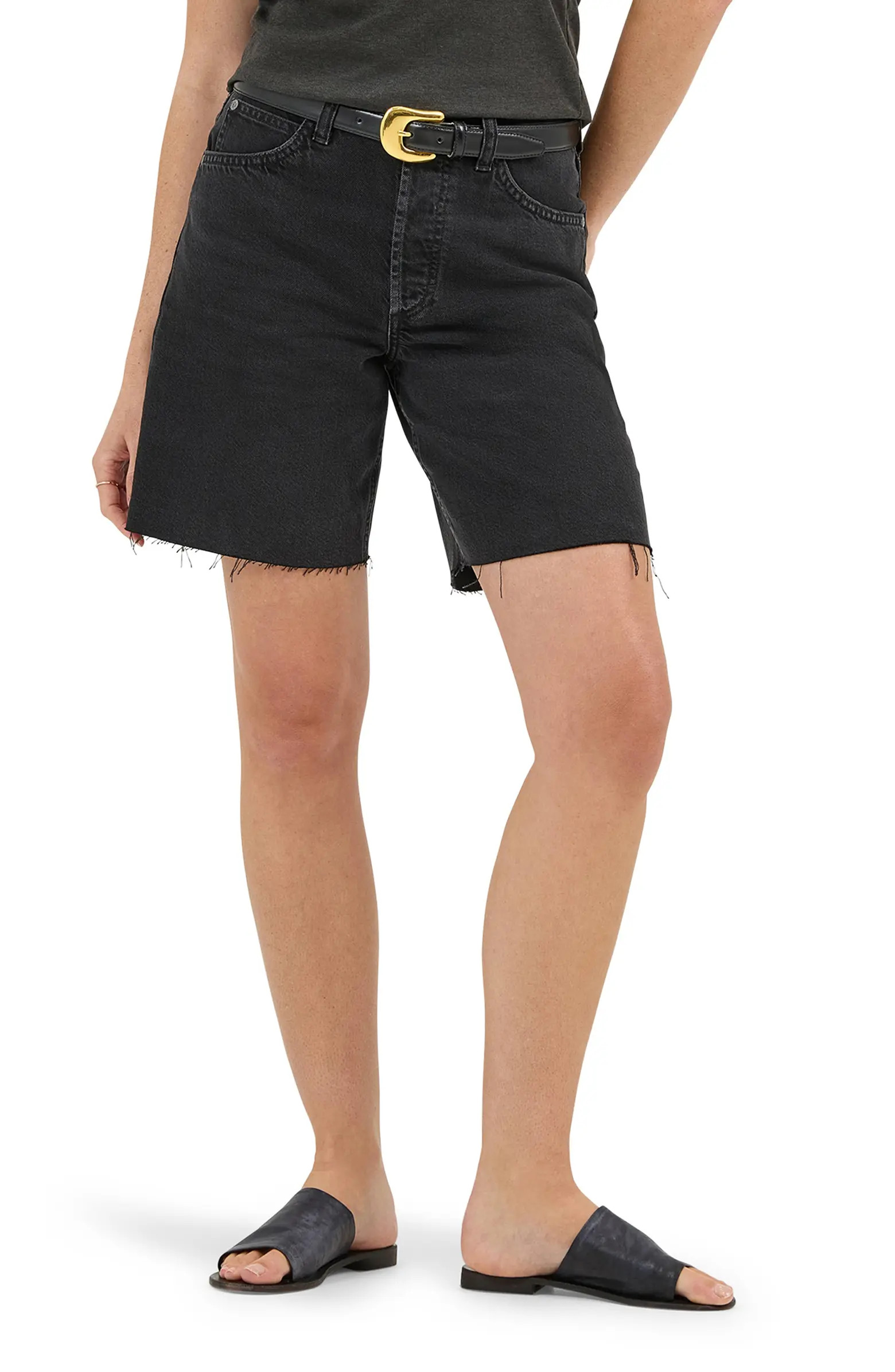 Slouch Denim Bermuda Shorts | Nordstrom