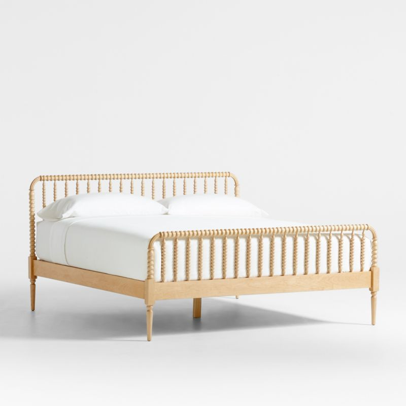 Jenny Lind Maple Wood Spindle King Bed + Reviews | Crate & Kids | Crate & Barrel