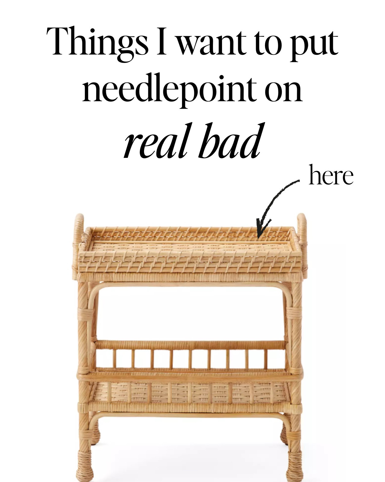 Trays and more for Needlepoint

I've rounded up things you can add your finished needlepoint to and they won't cost you a pretty penny. Some are amazon and some finds are on super sale from Serena & Lily.

It can be pretty hard to find things to add your needlepoint to without ordering something custom, but I have actually found quite a few and you won't find them at your LNS. 

For all of the tables, I would finish your needlepoint flat and top it with an acrylic pice cute to size to fit on top.

For the trays, these are super simple and you just pop them in the slide out tray.

I'll take one of each please. 

#Needlepoint #needlepointfinishing #holidaygifts #ndlpt #needlepointgifts #needlepointnation

#LTKHoliday #LTKHome #LTKGiftGuide