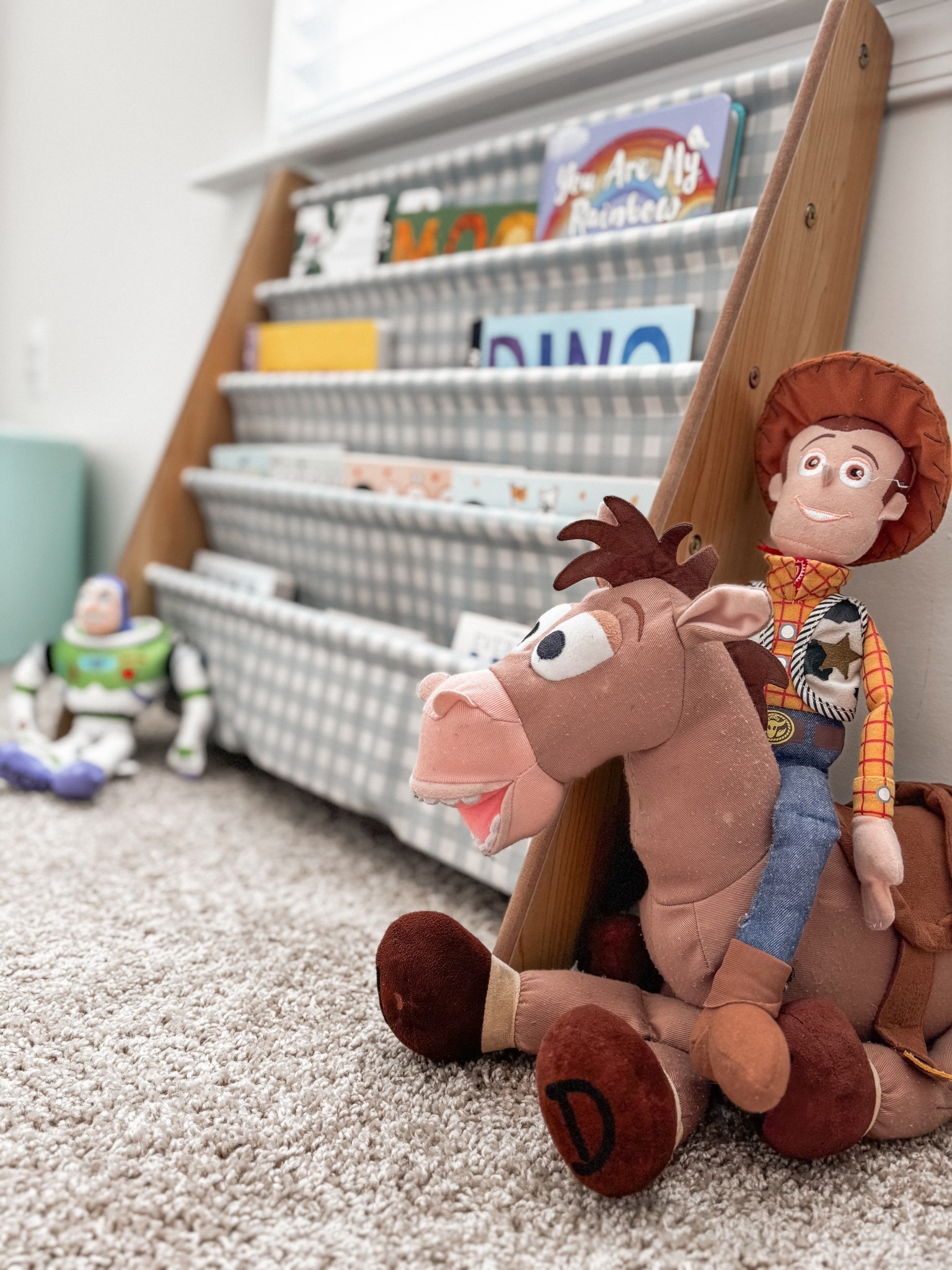 You’ve got a friend in me - Toy Story nursery and toddler room 🩵 Books, a ball pit and our favorite Toy Story friends like Woody, Buzz Lightyear and Bullseye! 

#LTKHome #LTKKids #LTKFamily