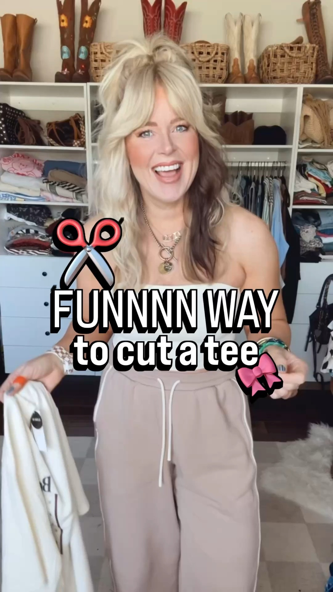 The cutest cutting idea for one of your graphic tees! It’s cute without the tie if that’s not your thing but the tie definitely adds a little something and elevates it. 
Tee XL
Shorts Size 8
Sandals true to size 

My necklace & earrings are @twistedsilver save there with code MANDIE20 

#targetstyle #graphictee #denimshorts

#LTKOver40