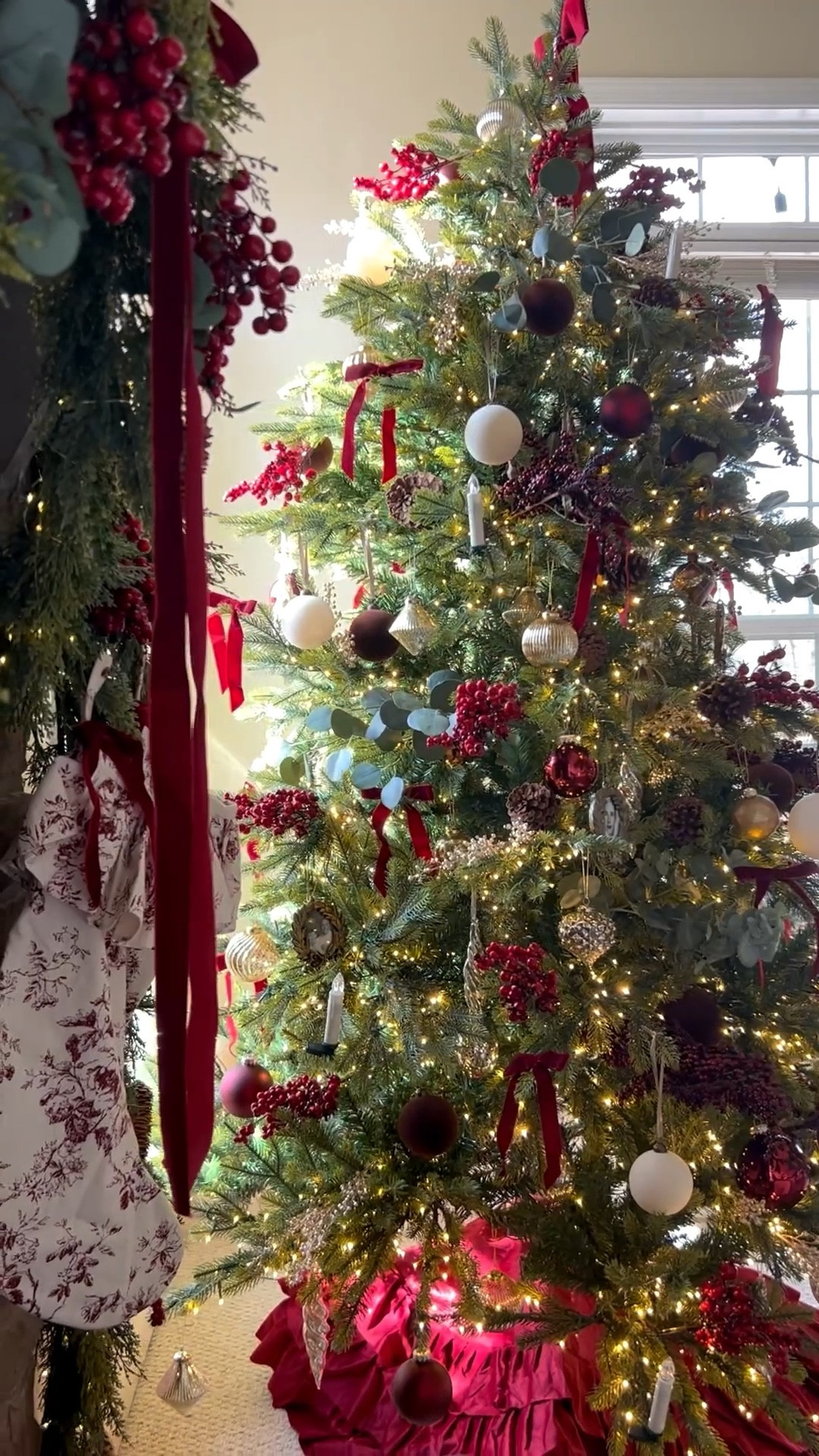 My 2025 Christmas Tree!  King of Christmas, 7.5 ‘ Silverpeak Fir Twinkle Tree, Christmas ornaments. Christmas decor, Ralph Lauren Christmas, traditional Christmas, classic Christmas, Target, Studio McGee, Christmas stockings, Hearth & Hand with Magnolia, Tree Skirt, Bow Tree Topper, velvet bows, Amazon

#LTKSaleAlert #LTKHome #LTKHoliday