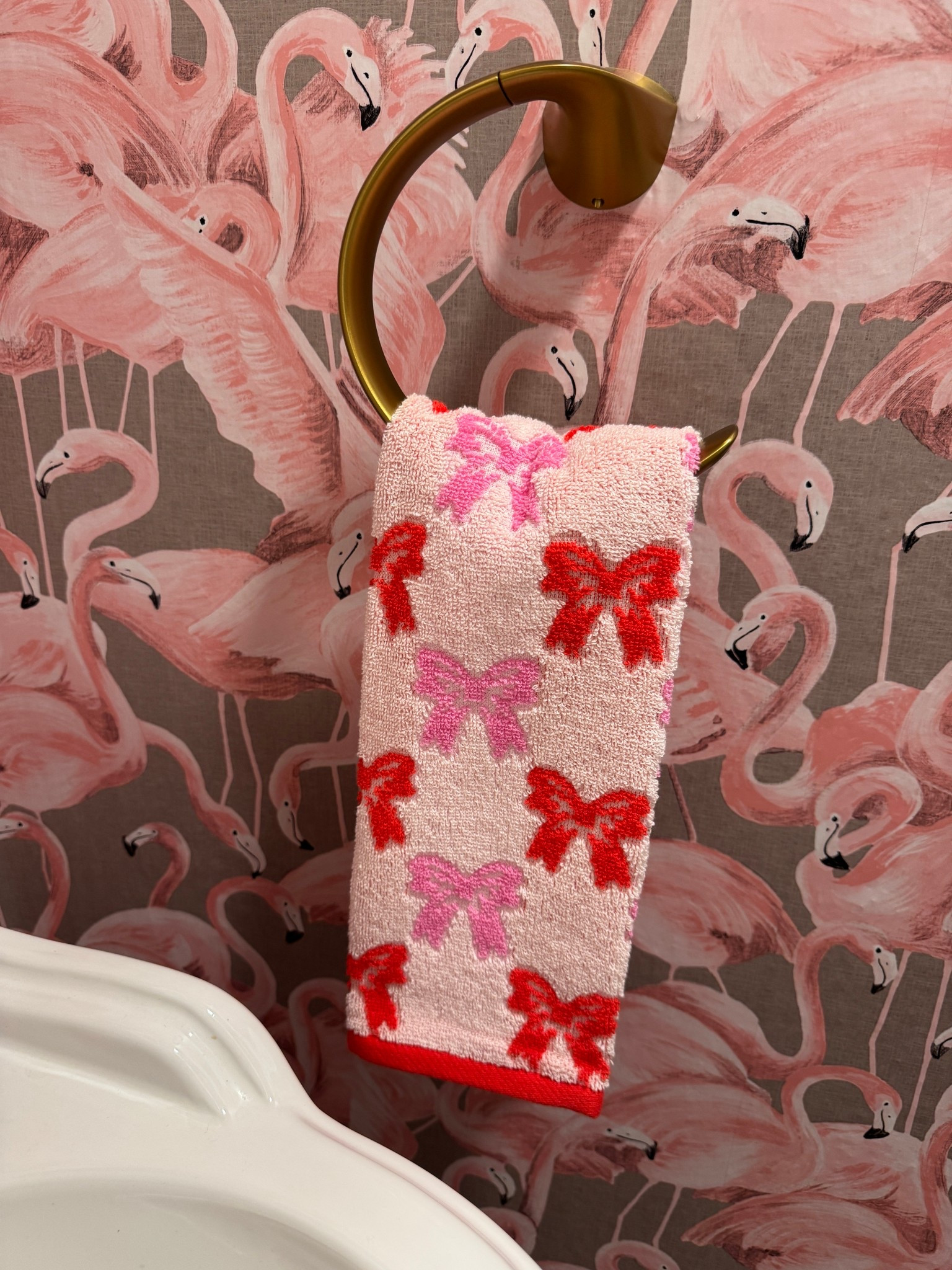 Bow obsessed this valentines season!🎀❤️ Set of 2 towels for $5!! #targetfinds #target #homedecor #valentinesday #valentinedecor 

#LTKHome #LTKSeasonal