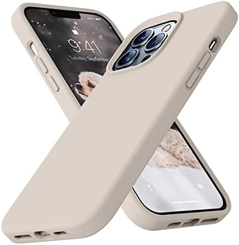 AloCase Compatible with iPhone 13 Pro Max Case Stone Grey Silicone with Screen Protector [6ft Dro... | Amazon (US)