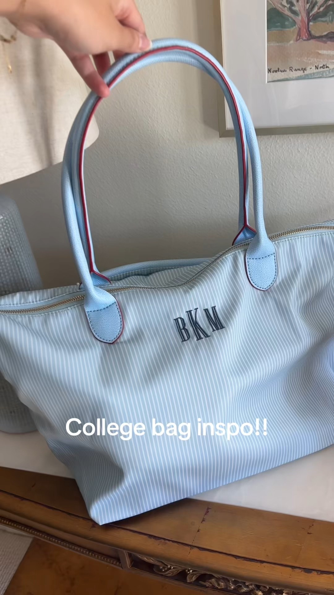 My favorite bag ever!!! College bag inspo!! 