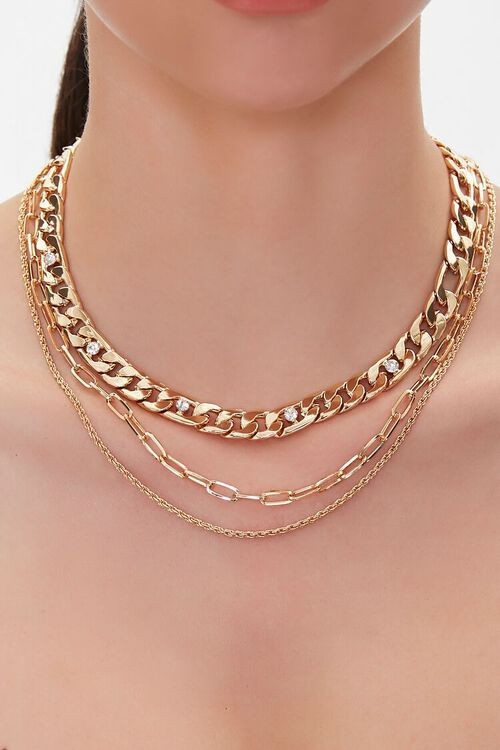 Chunky Chain Layered Necklace | Forever 21 (US)
