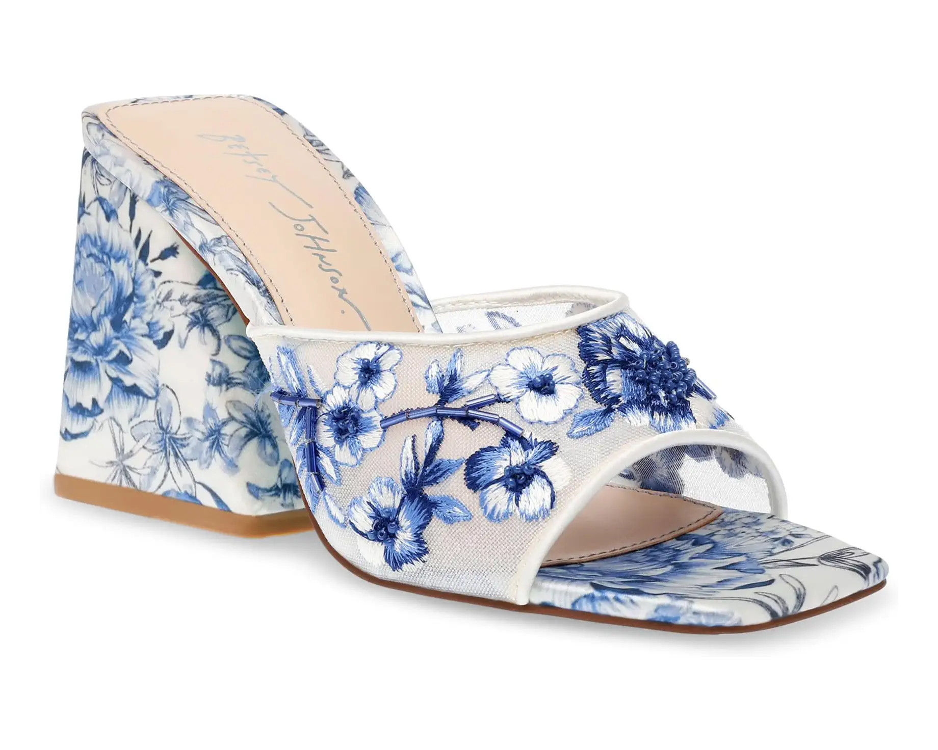 Women's Blue by Betsey Johnson Roo Heeled Sandal | Zappos