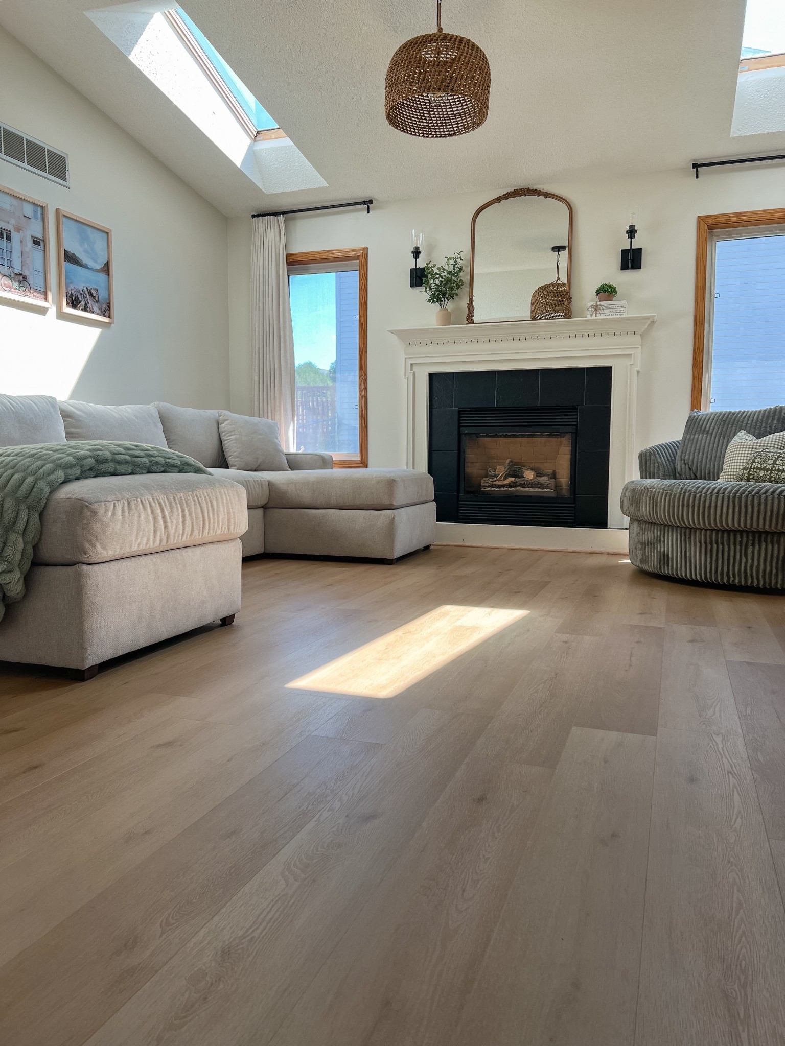 The prettiest flooring 🤍 we love these LVP flooring. Water proof, scratch and dent resistant and the color and texture are stunning! Highly recommend 🤍 we installed them ourselves 

#LTKSaleAlert #LTKdayinmylife #LTKHome