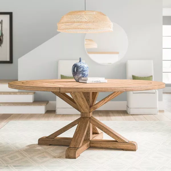 Abasi Pedestal Dining Table curated on LTK