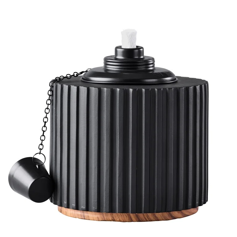 Better Homes & Gardens Outdoor Tabletop Torch | Snuffer Cap| Fiberglass Wick | Metal Fuel Caniste... | Walmart (US)