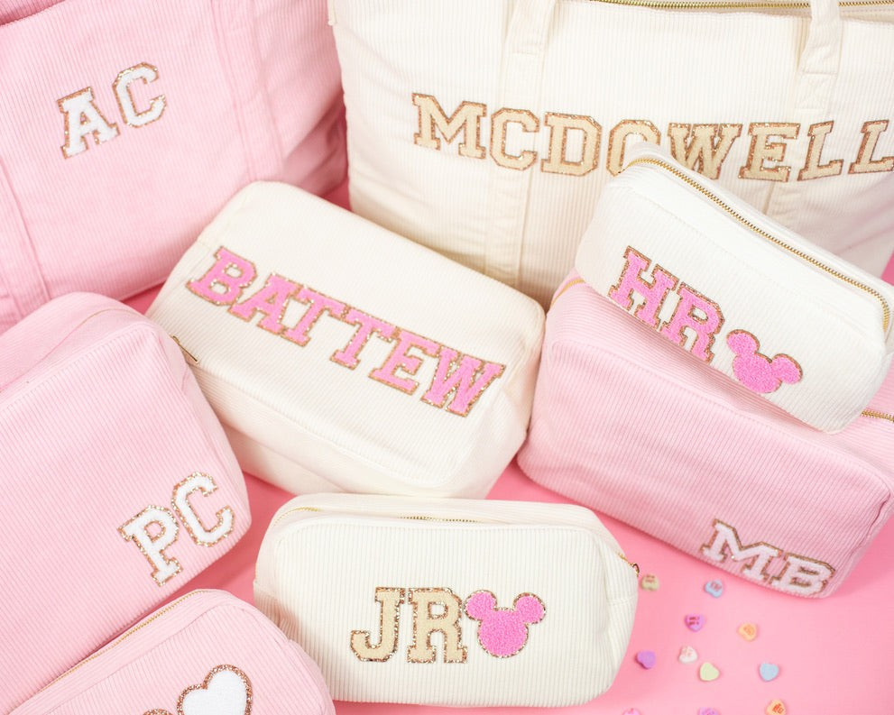 Corduroy Makeup Bag Collection | KenzKustomz