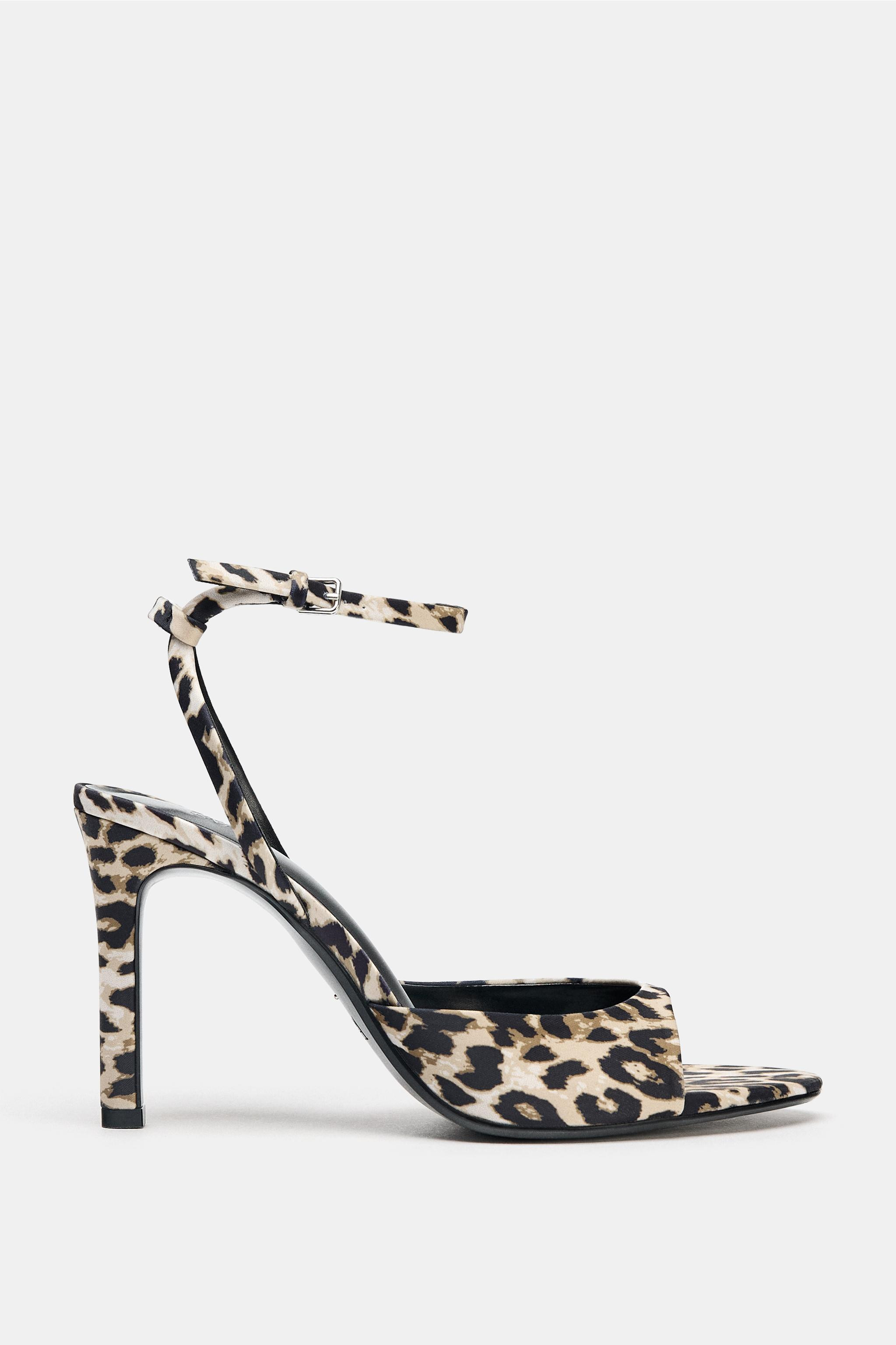ANIMAL PRINT SANDALS | Zara US