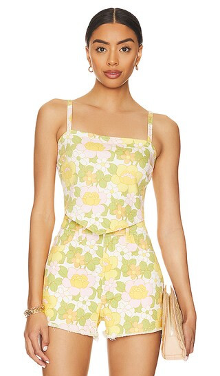 Handkerchief Top in Fresh Floral | Revolve Clothing (Global)