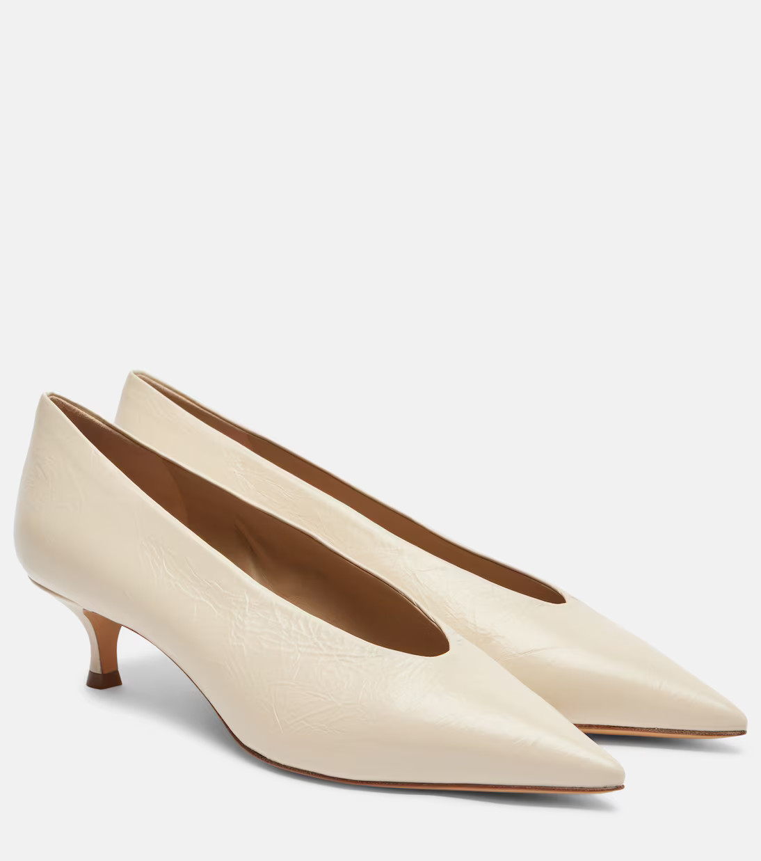 Babouche 40 leather pumps | Mytheresa (US/CA)