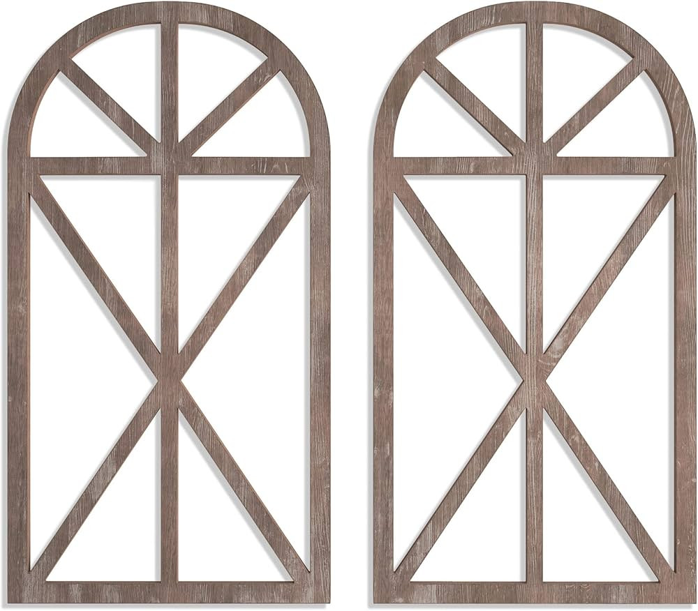 Barnyard Designs 15.75x31.5 Rustic Window Frame Wall Decor, Vintage Farmhouse Window Wall Decor, ... | Amazon (US)