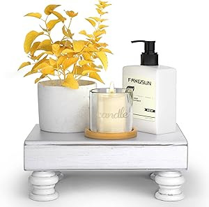 FANGSUN Wood Risers for Display, Farmhouse Wood Pedestal Stand for Decor, Rustic Wooden Riser for... | Amazon (US)